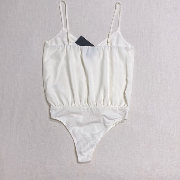 Free Press White Camisole Tank Top Bodysuit - Picture 7 of 10